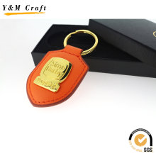 Cheap Promotional Metal Leather Car Key Ring Key Chain Wholesale